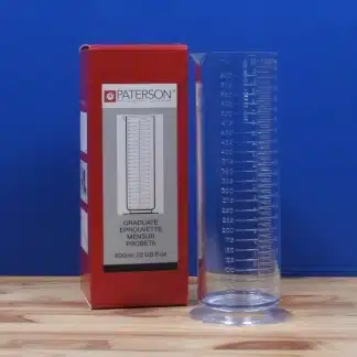 éprouvette graduée de 600 ml de la marque paterson